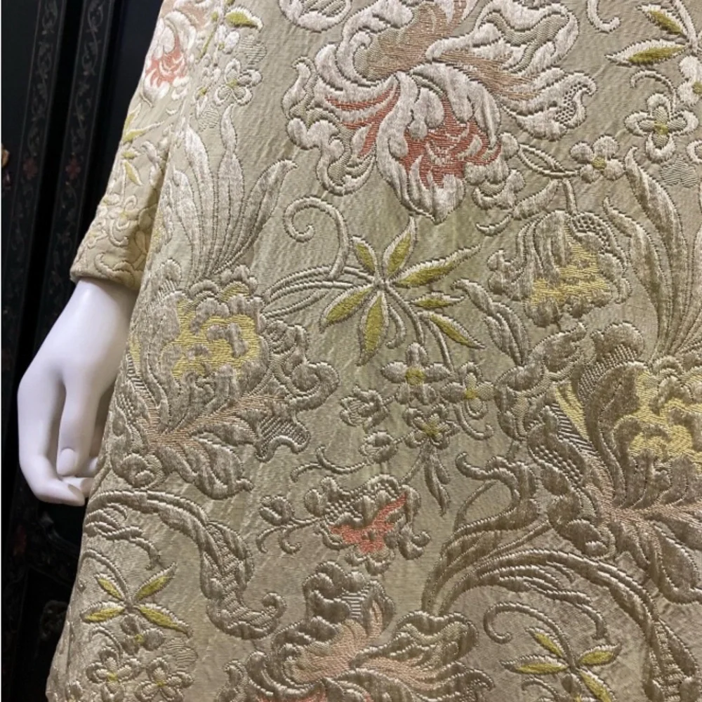 Vintage 1960’s Marie McCarthy for Larry Aldrich Brocade Mini Dress - Picture 9 of 11